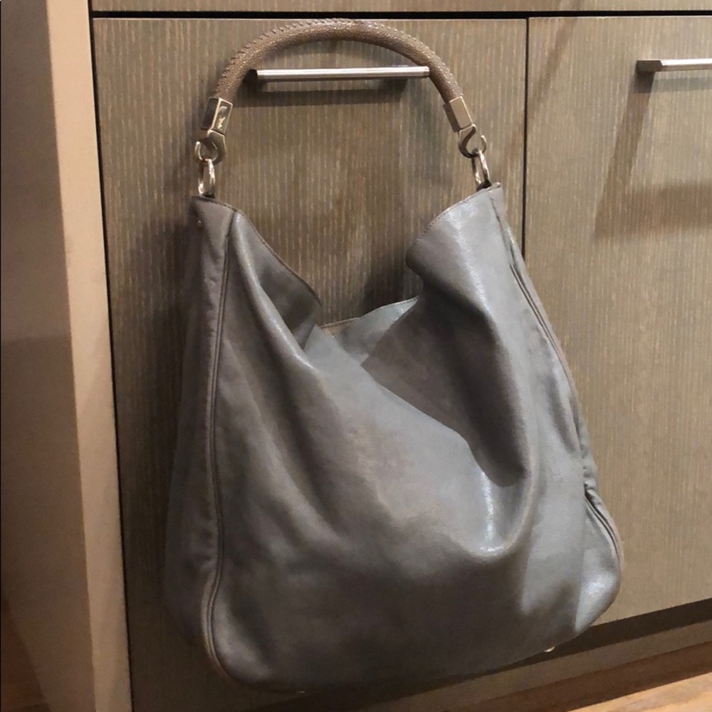 YSL Roady leather hobo bag